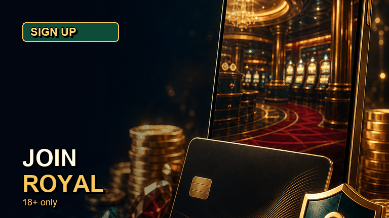 Royal Reels sign up and welcome account setup